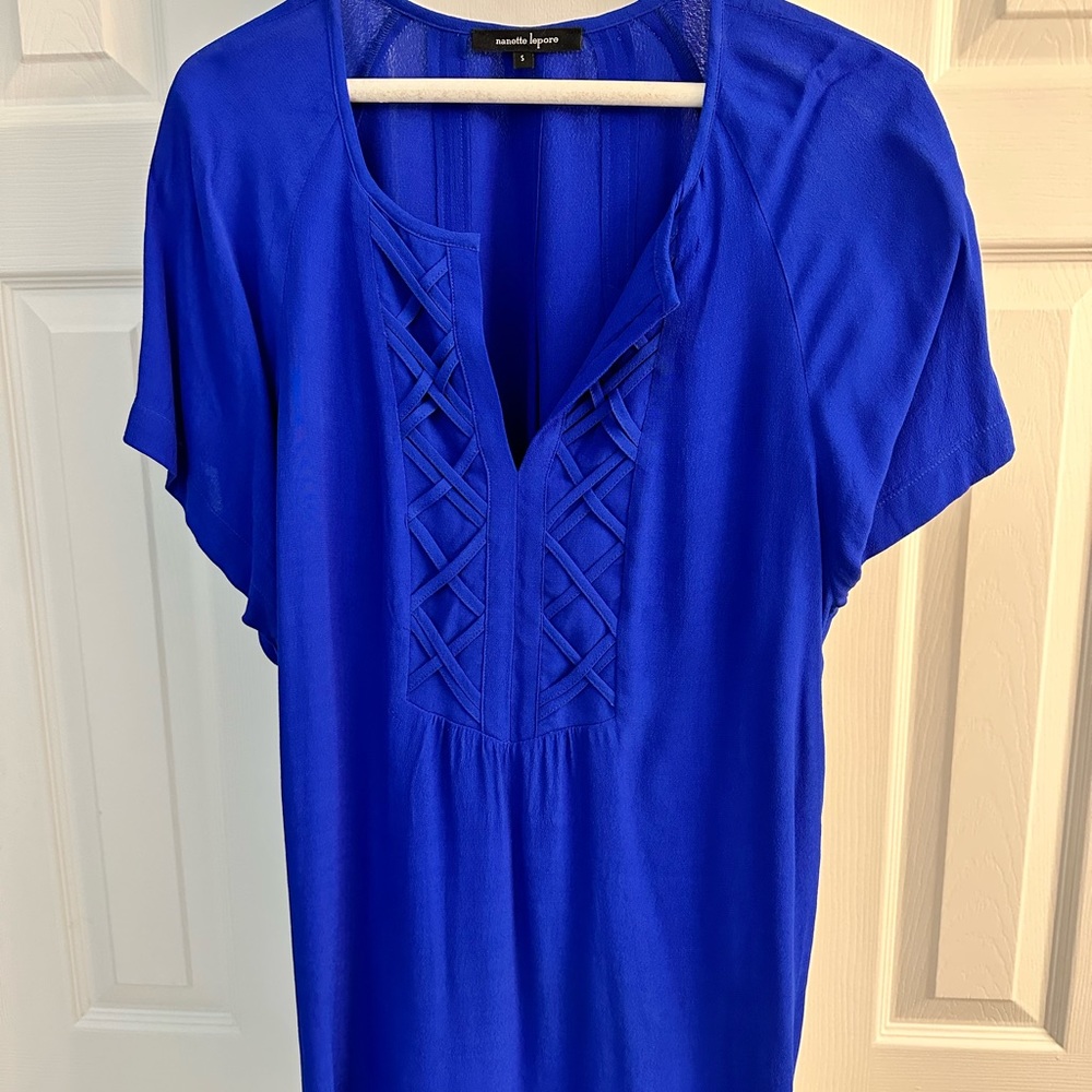 Nanette Lepore Blue Top
